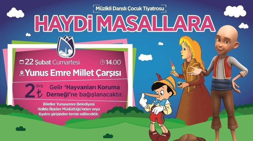 &Ccedil;ocukların masal kahramanlarıyla buluşması hayvanlara umut olacak