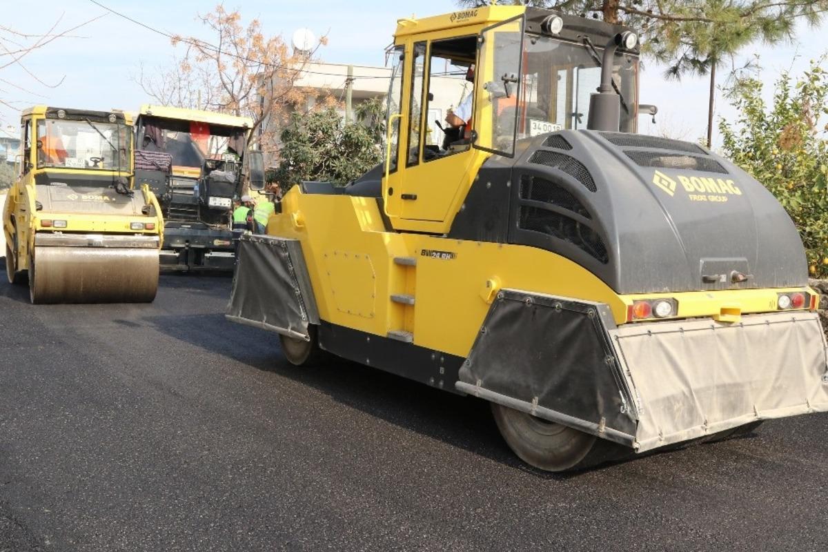 Akdeniz&rsquo;de yeni d&ouml;nem asfalt &ccedil;alışmaları başladı