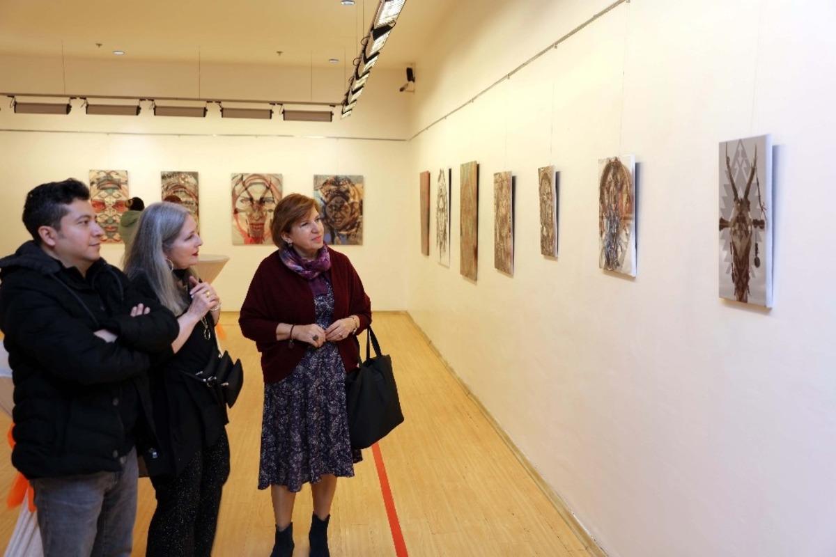 SANKO Sanat galerisi&rsquo;ndeki sergi ilgi g&ouml;r&uuml;yor