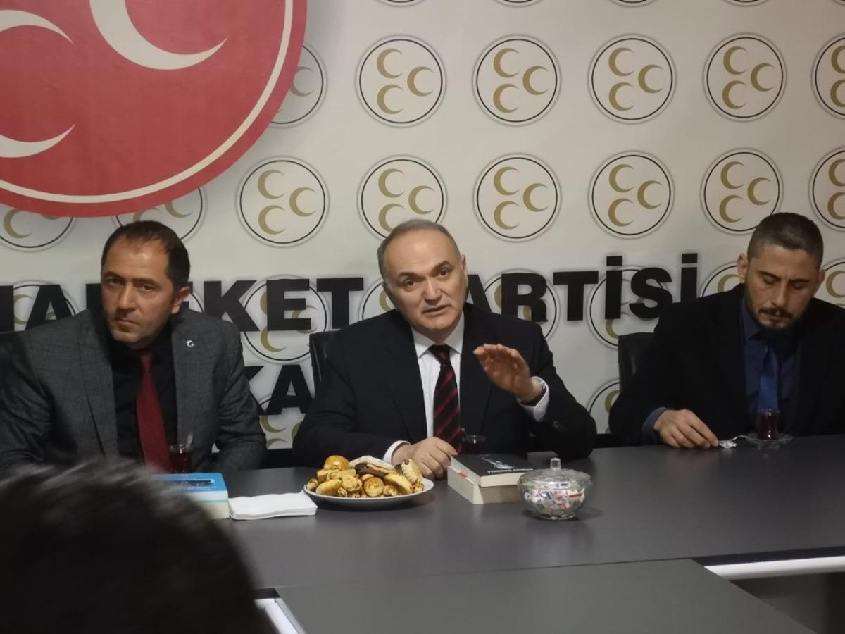 Başkan &Ouml;zl&uuml;&rsquo;den MHP&rsquo;ye hayırlı olsun ziyareti