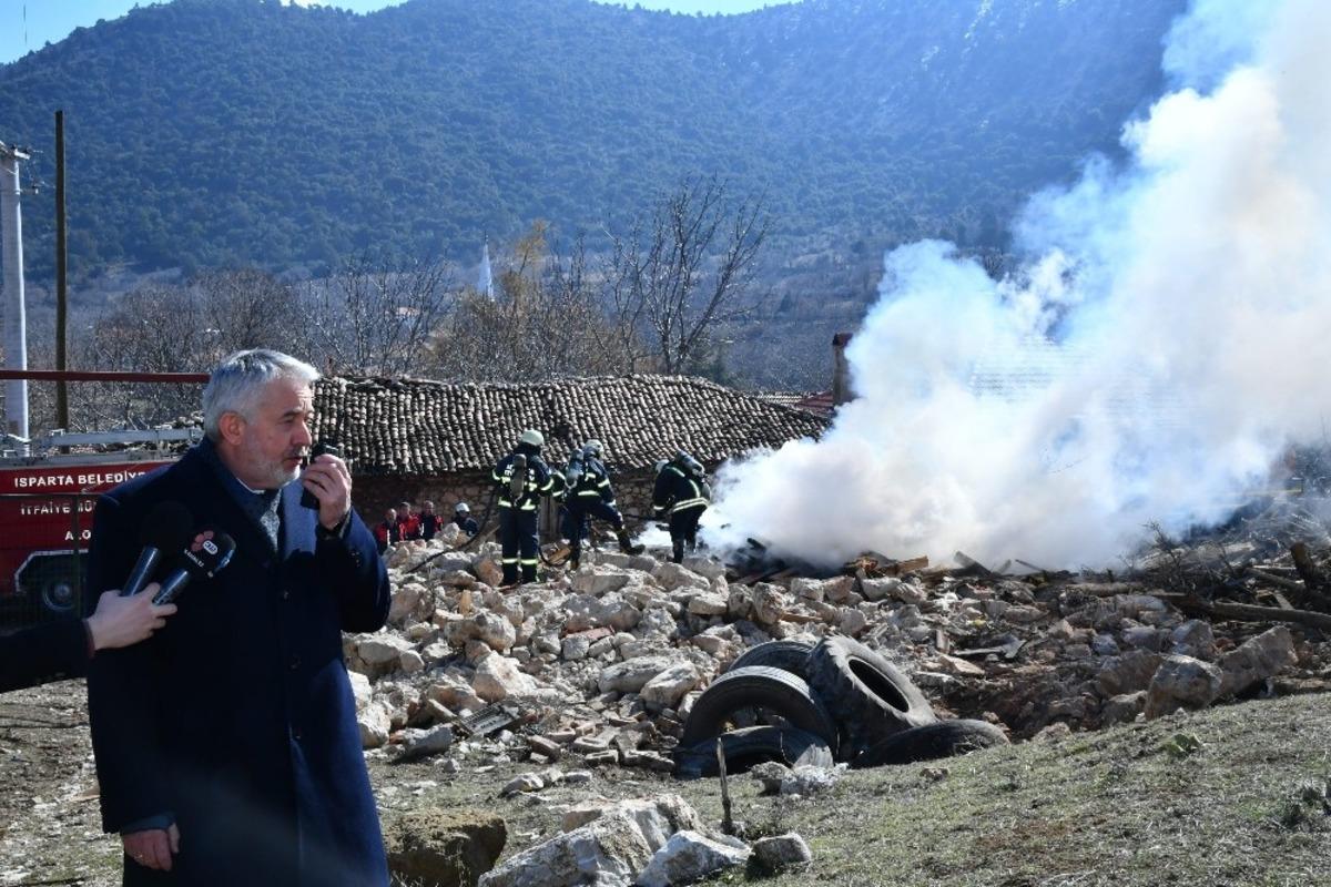 Isparta&rsquo;da deprem ve yangın tatbikatı yapıldı