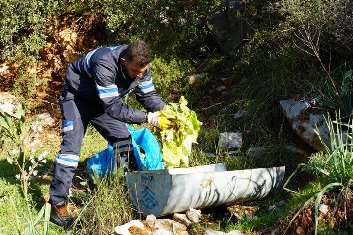 Yaban domuzları için yemlikler yerleştiriliyor G1