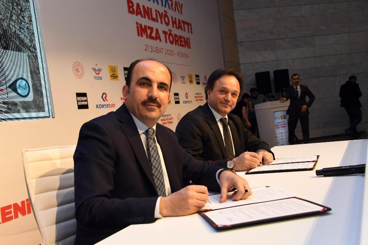 KONYARAY Banliy&ouml; Hattı imza t&ouml;reni yapıldı