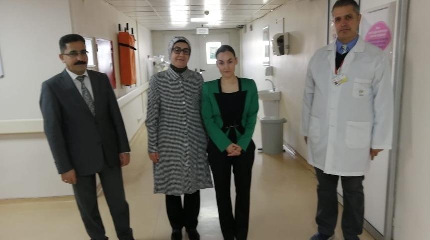 Vali Yardımcısı Beşikci&rsquo;den kelebek bebeğe ziyaret