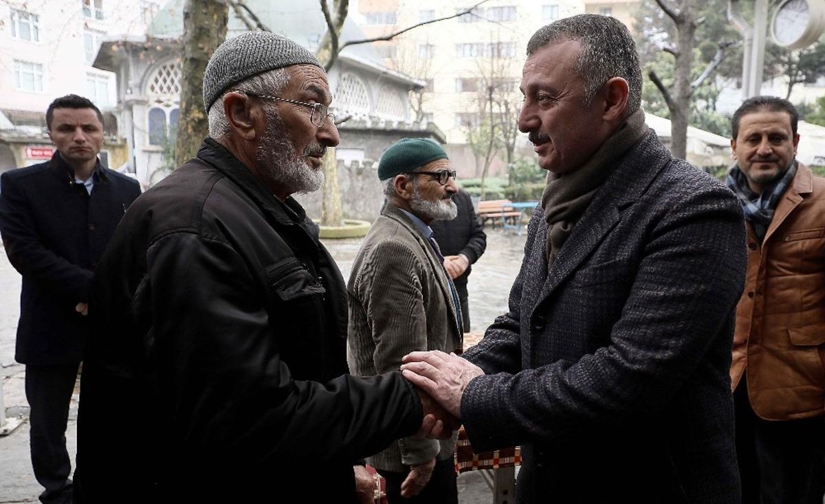 Başkan B&uuml;y&uuml;kakın ,Cami cemaatiyle bir araya geldi