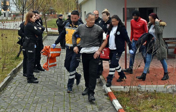 Samsun'da adliye çıkışı bıçaklı kavga G5