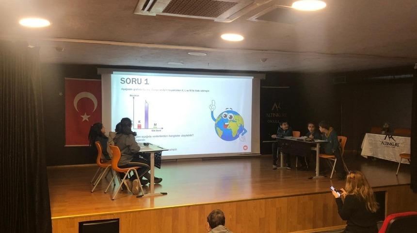 Altınk&uuml;re 5&rsquo;inci Sınıf &ouml;ğrencileri i&ccedil;in bilgi yarışması d&uuml;zenlendi