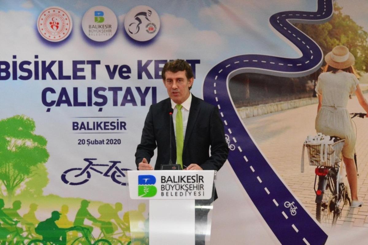 Balıkesir&rsquo;de bisiklet ve kent &ccedil;alıştayı