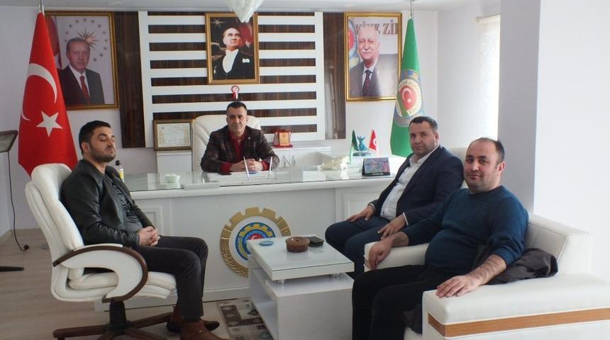 Malazgirt Y&uuml;ksekokul M&uuml;d&uuml;r&uuml; Baş&rsquo;tan Ziraat Odasına ziyaret