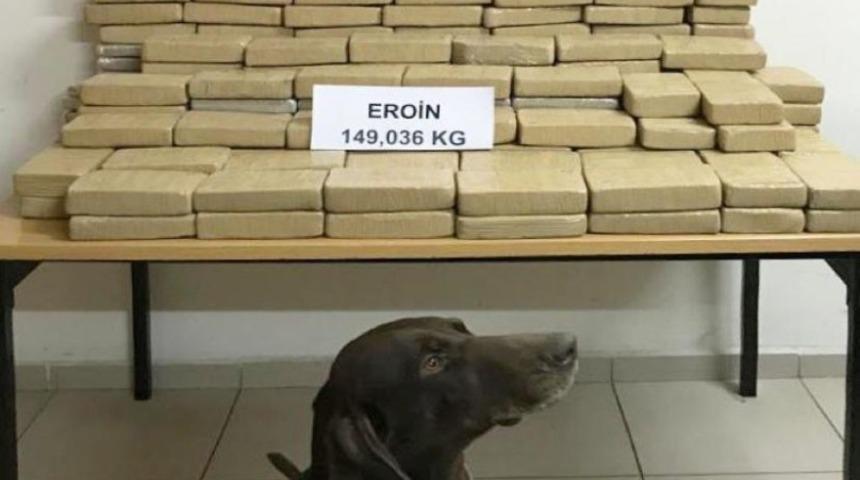 Ağrı&rsquo;da 148 kilogram eroin ele ge&ccedil;irildi