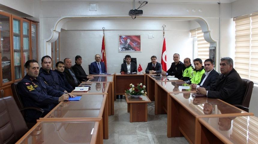 Erdemli&rsquo;de otob&uuml;s kazalarının &ouml;nlenmesine y&ouml;nelik toplantı