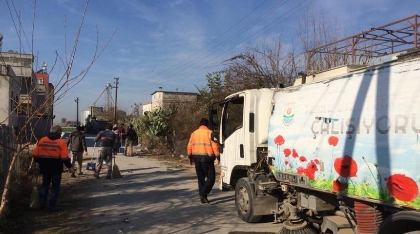 Tarsus&rsquo;da bahar temizliği &ccedil;alışmaları başladı