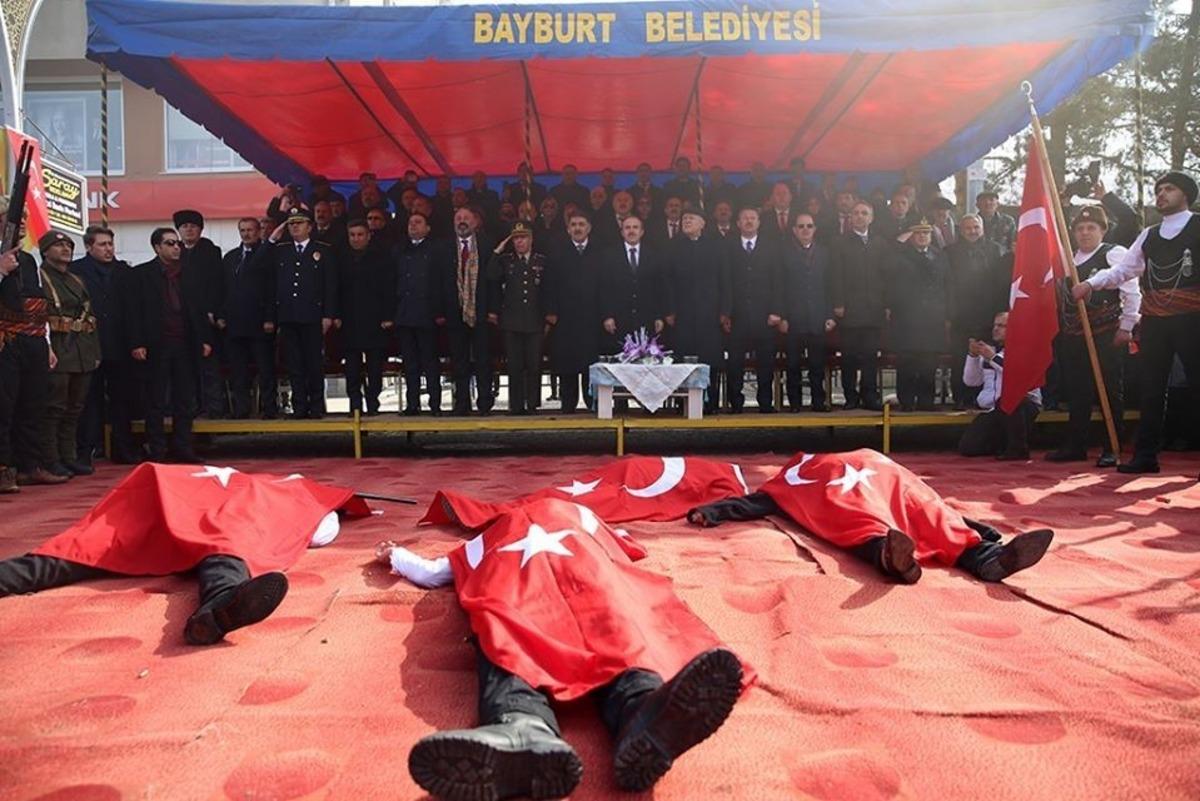 Bayburt&rsquo;ta kurtuluş m&uuml;cadelesi canlandırıldı