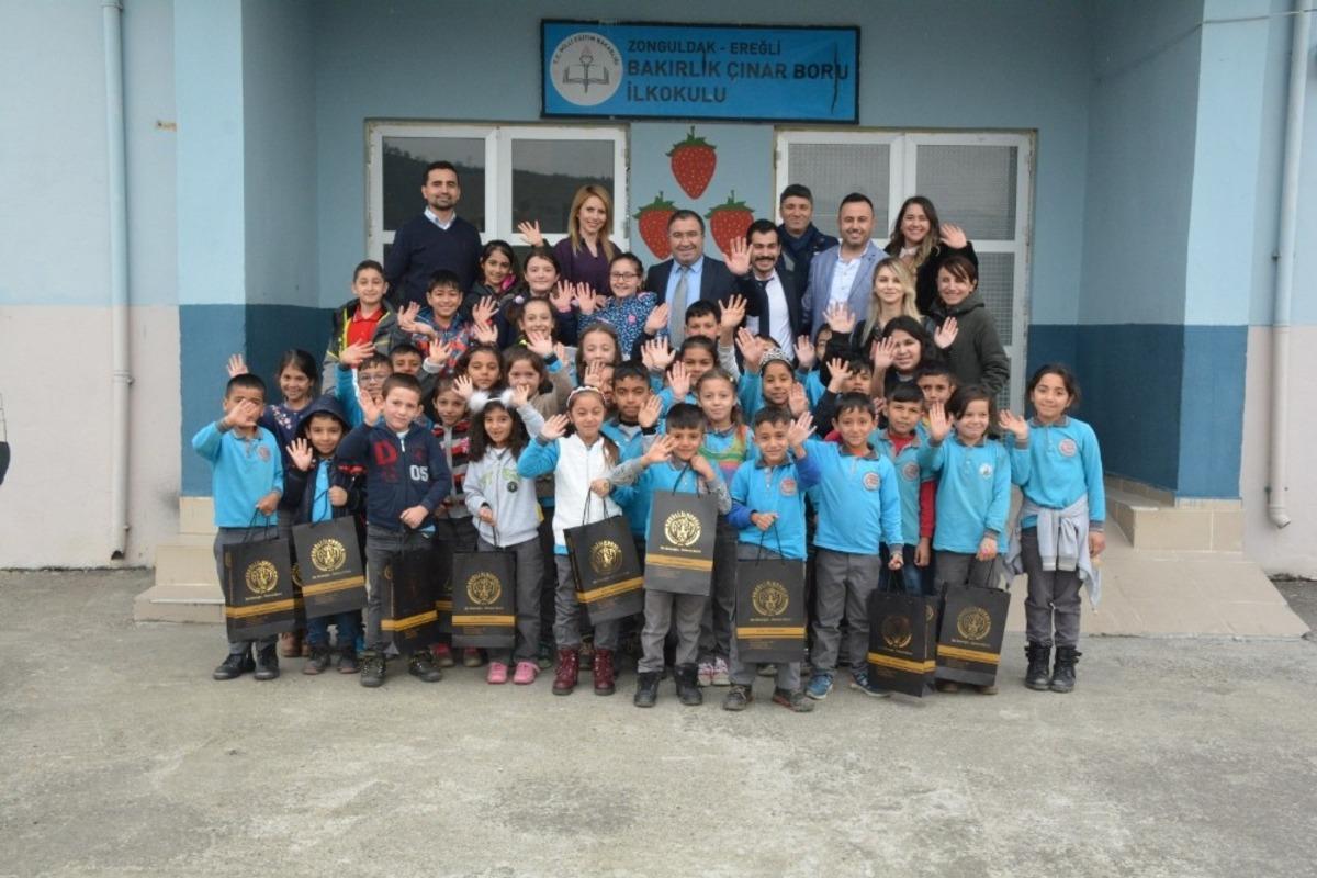 &lsquo;Kardeş okuluma hediye&rsquo; projesi Bakırlık İlkokulu&rsquo;nda yapıldı