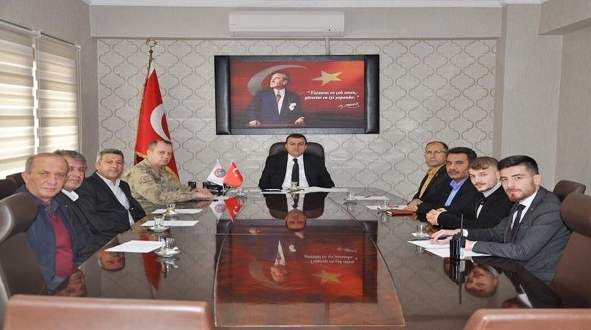 Silvan&rsquo;da otob&uuml;s kazalarının &ouml;nlenmesine y&ouml;nelik toplantı yapıldı