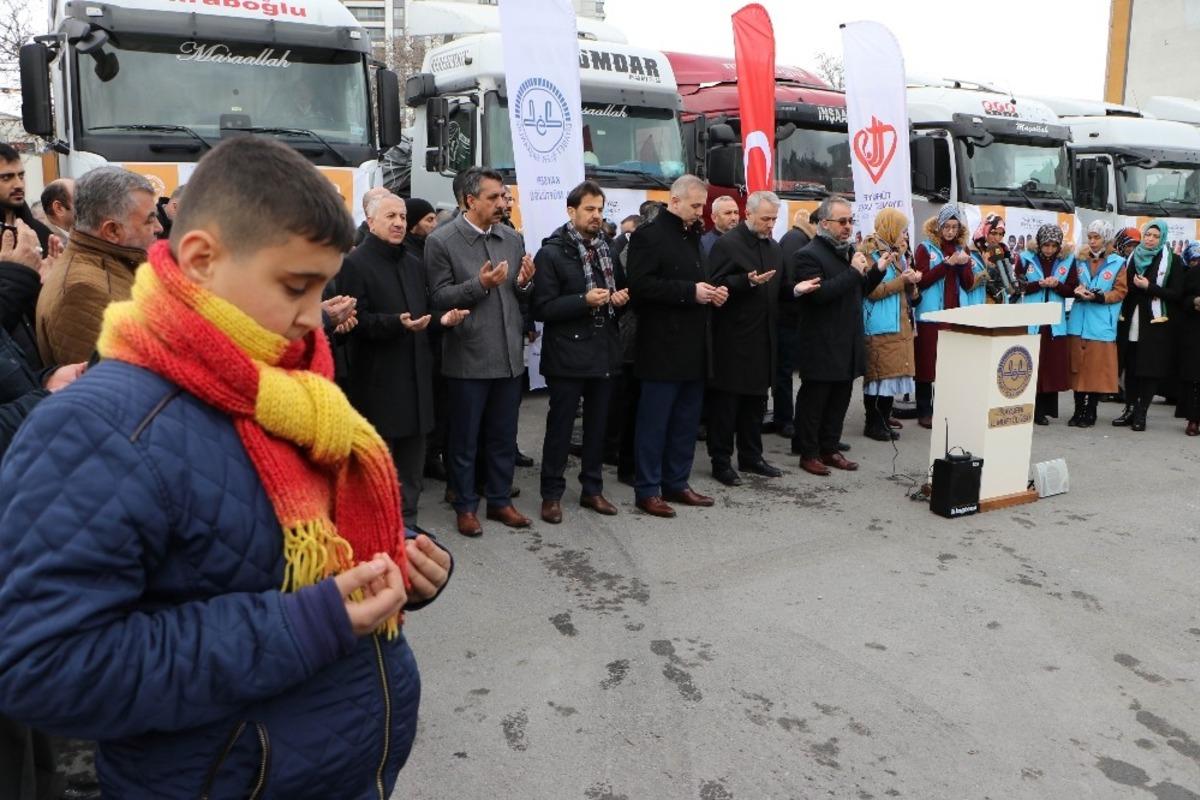 Kayseri&rsquo;den İdlib&rsquo;e 1 milyon 939 TL&rsquo;lik yardım