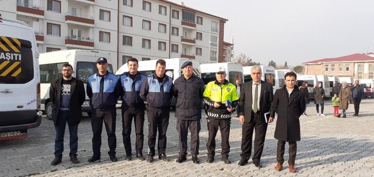 Osmancık&rsquo;ta okul servis ara&ccedil;ları denetlendi