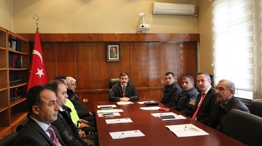 Sungurlu&rsquo;da otob&uuml;s kazalarının &ouml;nlenmesine y&ouml;nelik toplantı