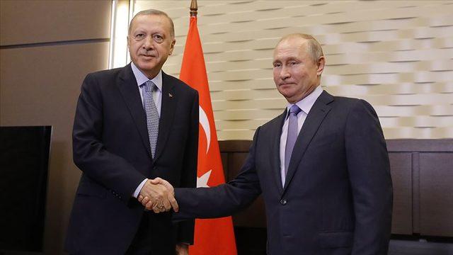 Erdoğan, Putin ile Suriye'yi görüştü