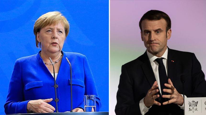 Macron ve Merkel'den 'Dörtlü İstanbul Zirvesi' çağrısı