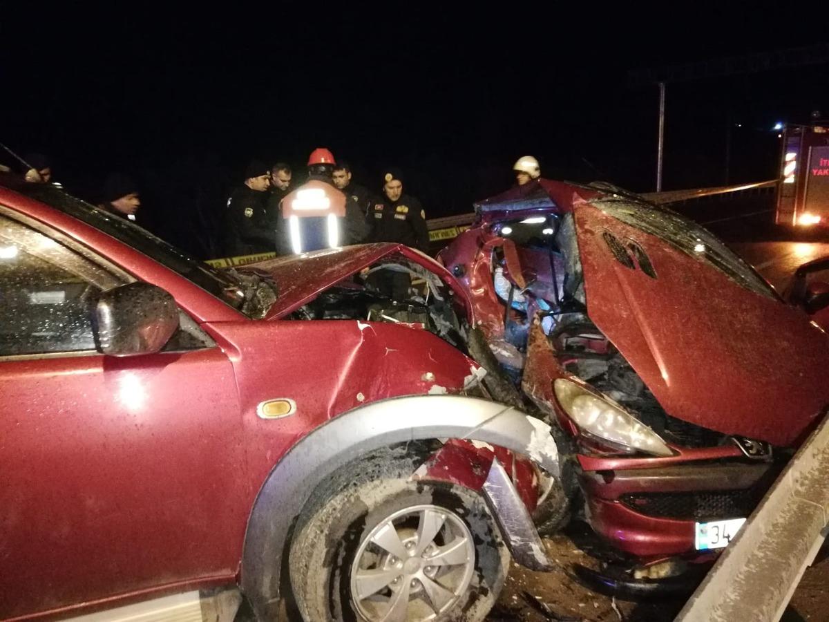Bursa'da feci kaza: 1 &ouml;l&uuml;, 3 yaralı