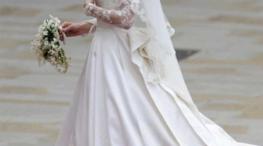 İşte Kate'in Gelinliği