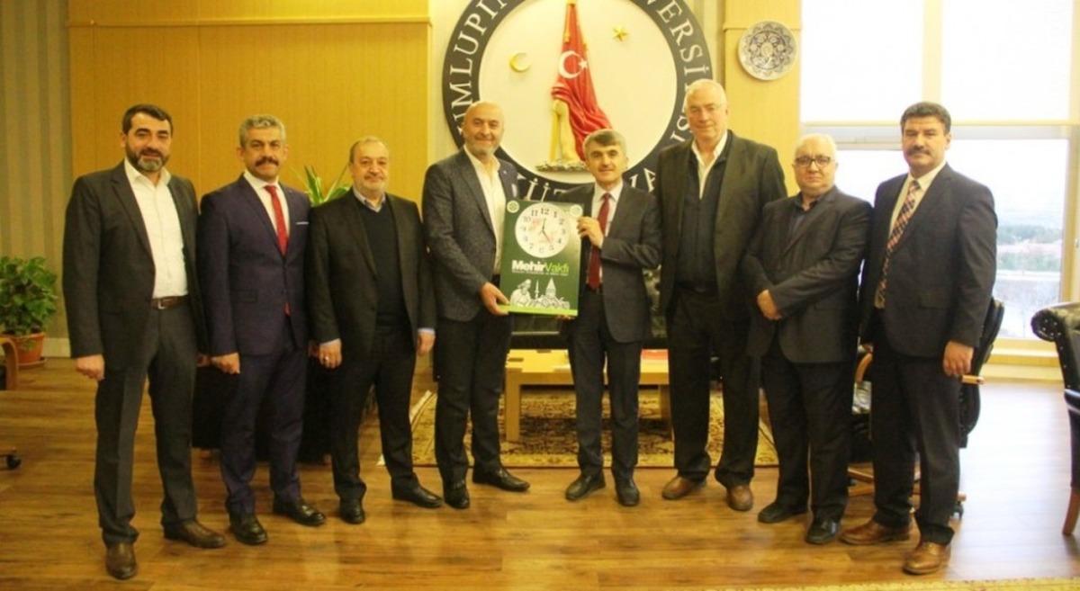 Po&ccedil;anoğlu ve &Ouml;zdemir&rsquo;den Rekt&ouml;r Uysal&rsquo;a ziyaret