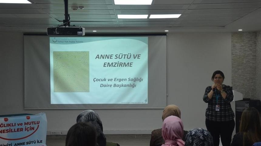 Bilecik&rsquo;te &lsquo;Anne S&uuml;t&uuml; ve Emzirmenin &Ouml;nemi&rsquo; eğitimi