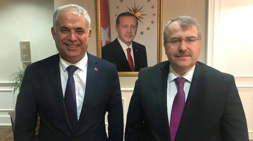 Başkan Yaman, Bakan Yardımcısı Eldemir&rsquo;e ziyaret