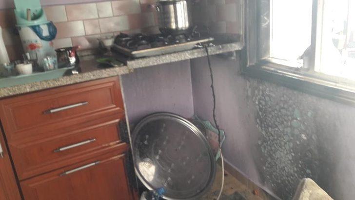 Kahta’da evin mutfağında yangın çıktı G2