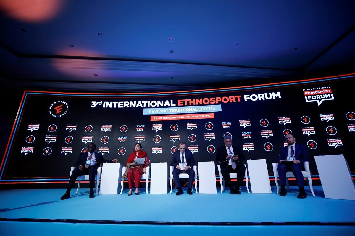 3. Uluslararası Etnospor Forumu'nda ilk g&uuml;n panelleri sona erdi