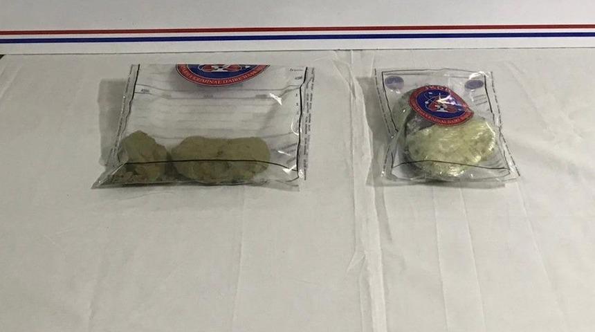 Elazığ&rsquo;da 1 ş&uuml;pheli yarım kilo toz esrarla yakalandı