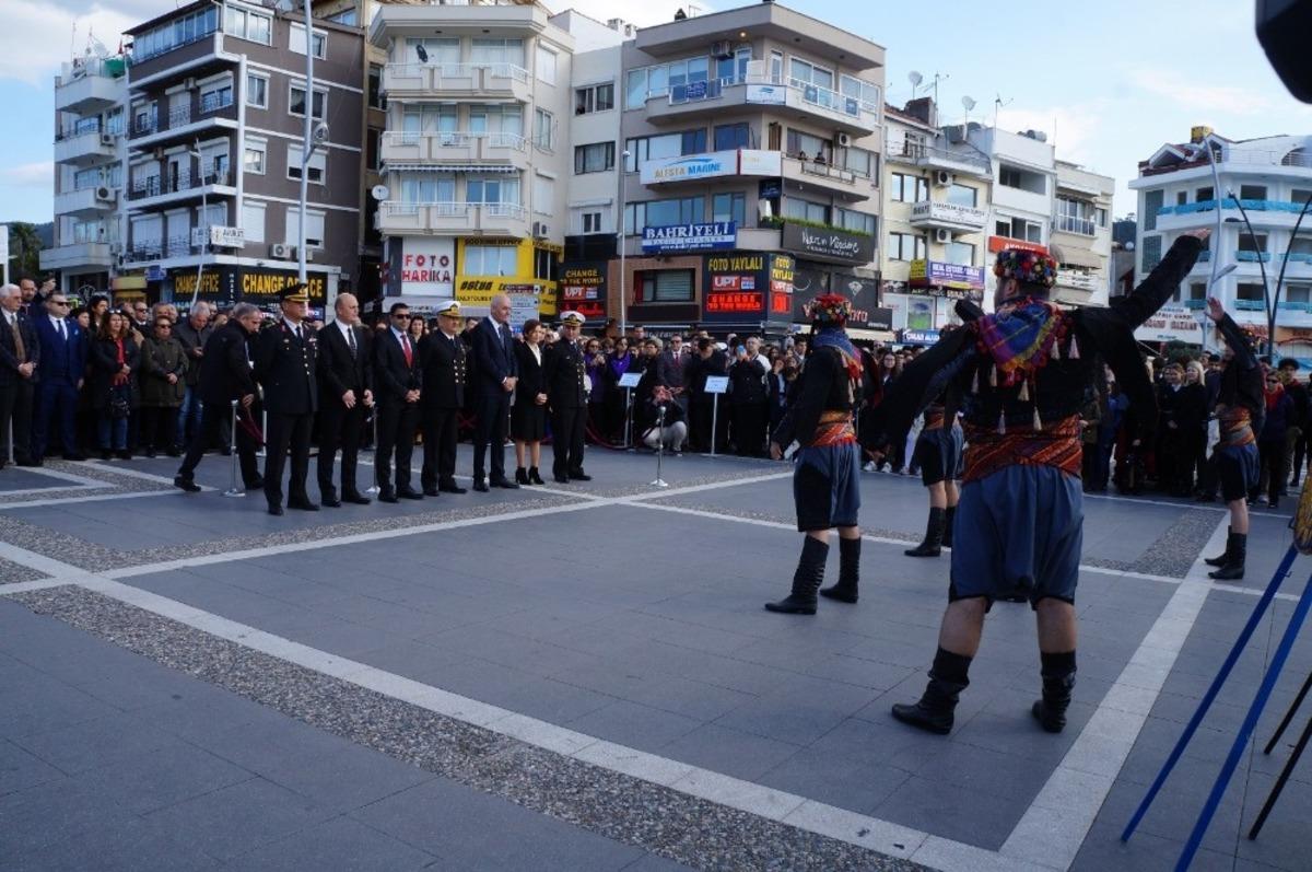 Atat&uuml;rk&rsquo;&uuml;n Marmaris&rsquo;e gelişinin 85. yıld&ouml;n&uuml;m&uuml; t&ouml;renle kutlandı