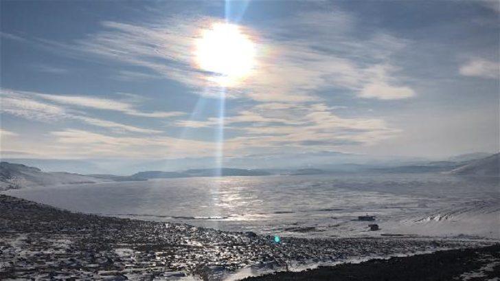 Ürküten sesler! Aygır Gölü'ndeki buzullar erimeye başladı!  G1