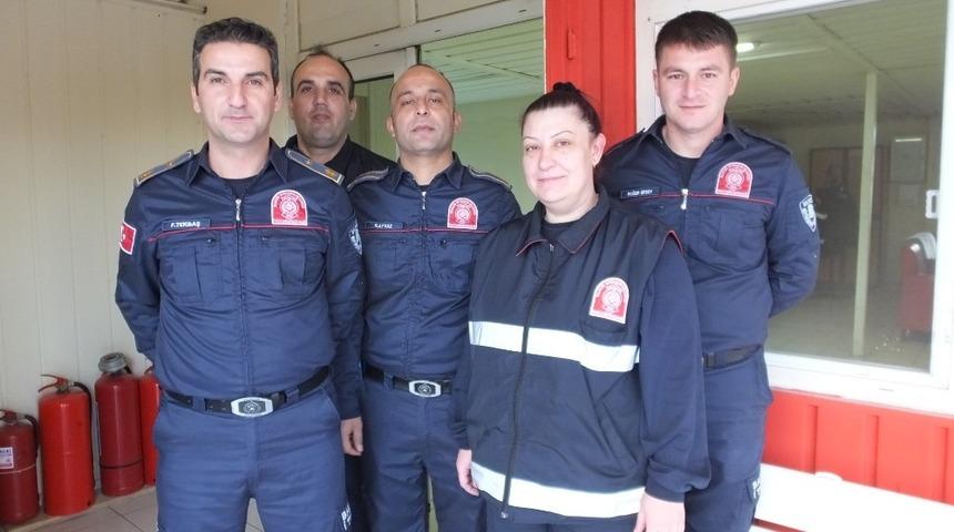 Burhaniye&rsquo;de ilk kadın itfaiyeci