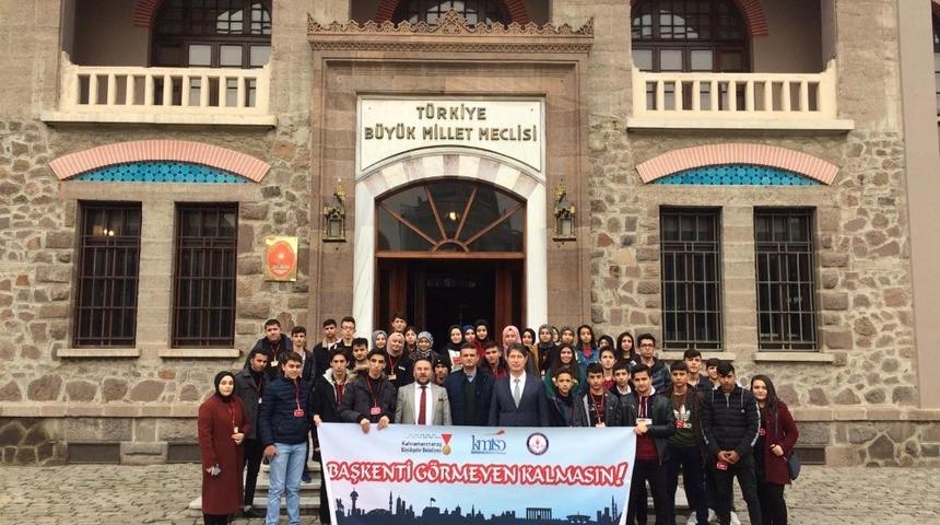 Kahramanmaraşlı öğrenciler başkenti gezdi