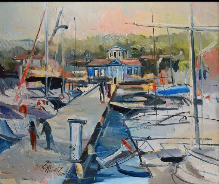 Ödüllü ressam Çeşme’de sanat galerisi açtı G4