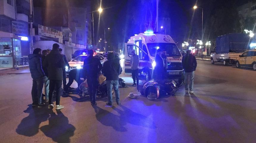 Trafik polisi ticari taksiyle kovalayıp yakaladı
