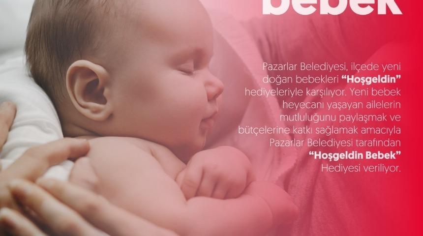 Yeni doğan bebeklere &ldquo;Hoş geldin&rdquo; hediyesi