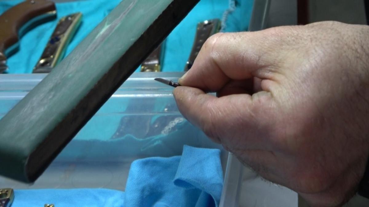 D&uuml;nyanın en k&uuml;&ccedil;&uuml;k bı&ccedil;ağı Samsun'da yapıldı