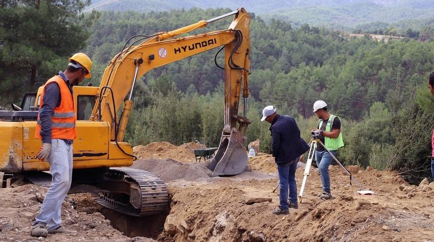 Kavaklıdere’de 4 bin 500 metre hat döşendi