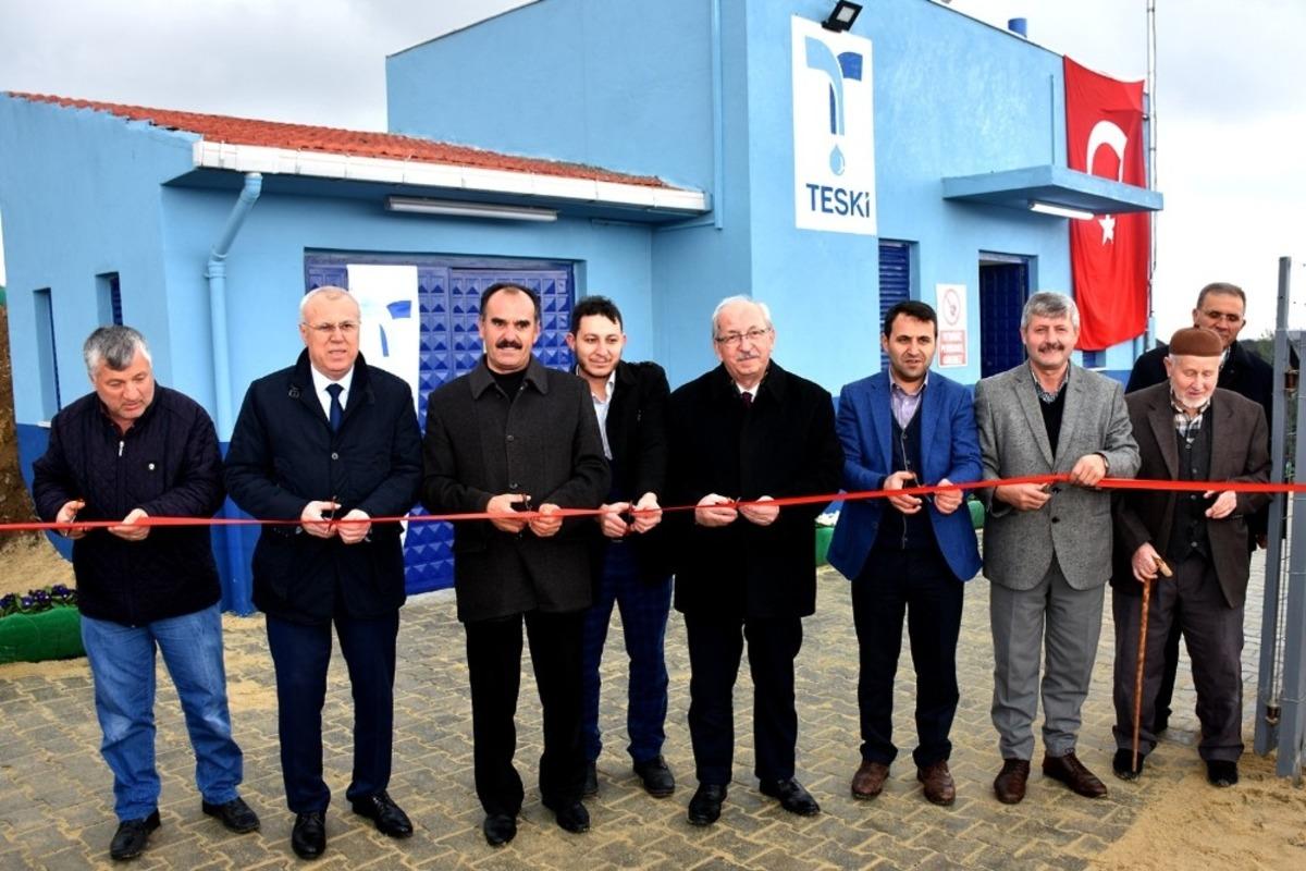 Bıyıkali Mahallesi i&ccedil;me suyu deposuna kavuştu