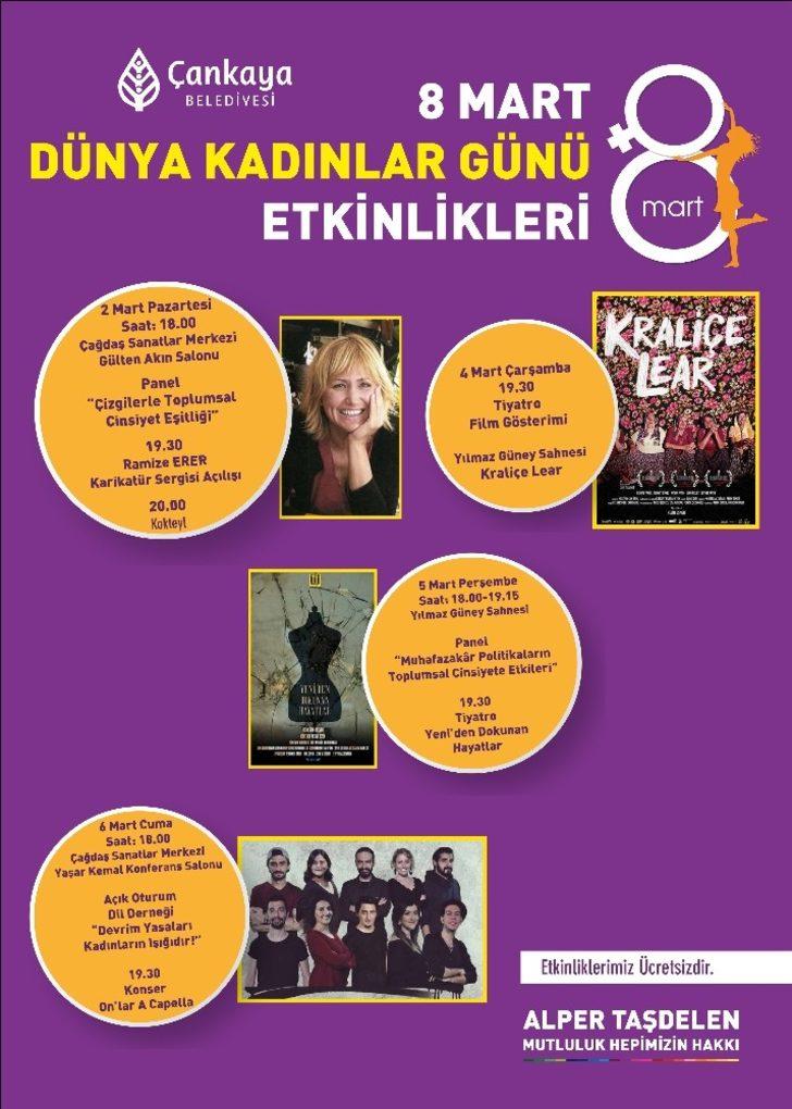 Çankaya’da bir gün değil her gün 8 Mart G3