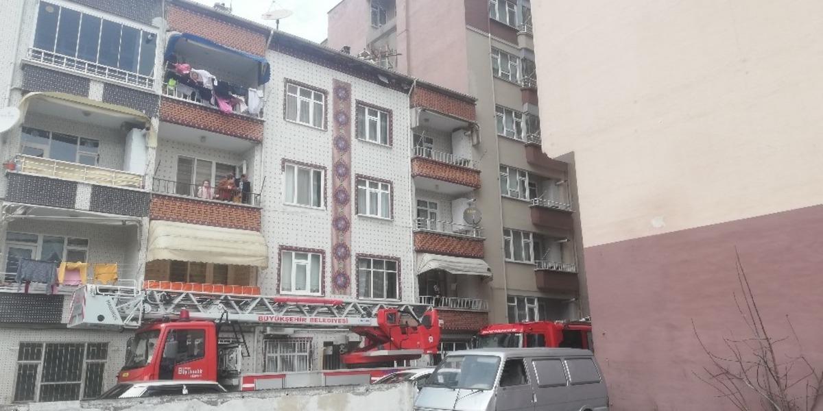 Bafra&rsquo;da baca yangını