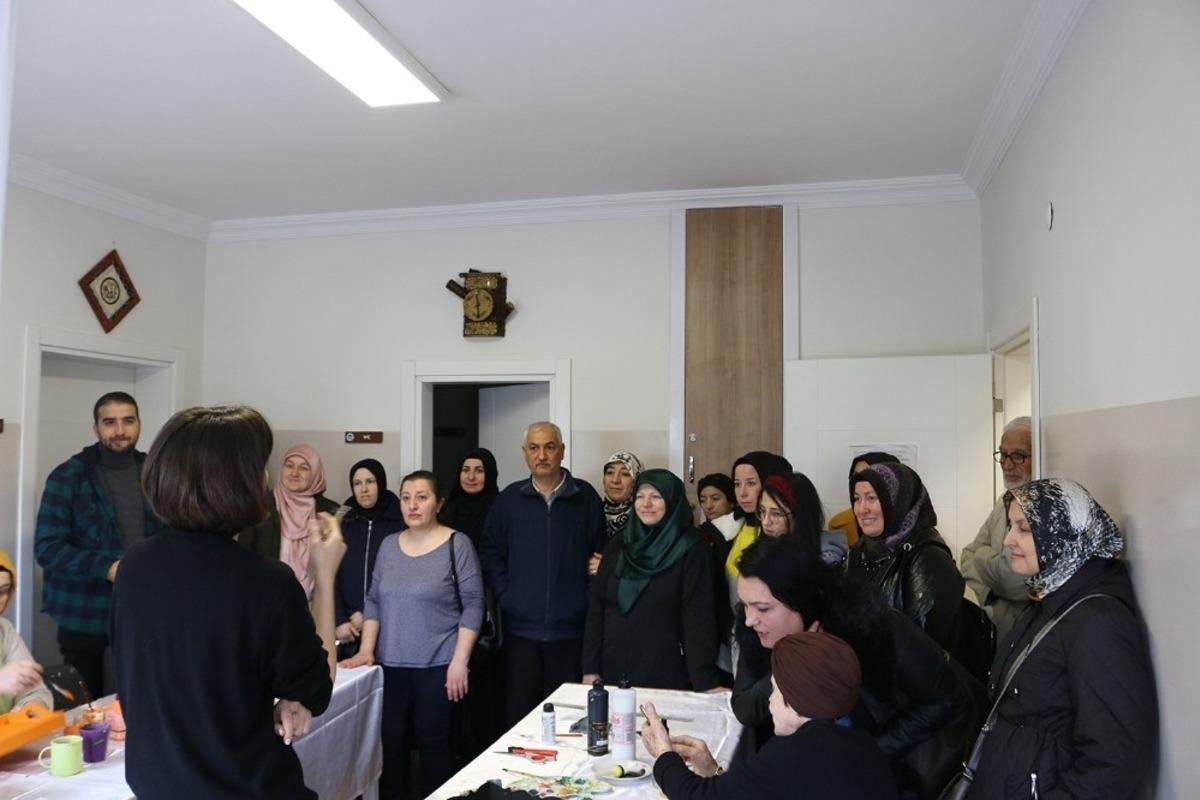 Halk Eğitim kursiyerlerinden YADEM&rsquo;e ziyaret