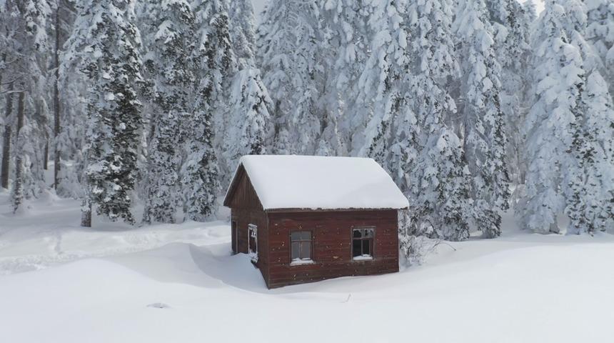 Bolu&rsquo;dan masalsı kar manzaraları
