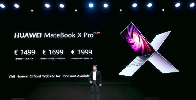 Huawei Matebook X Pro 2020 fiyat
