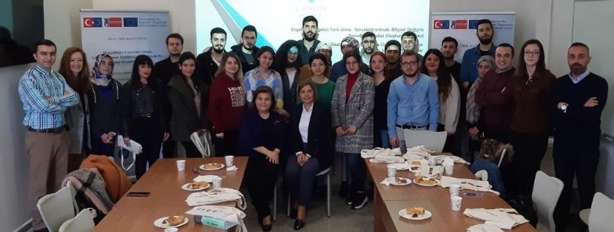 GA&Uuml;N&rsquo;de y&uuml;ksek&ouml;ğretimde &ldquo;Engelliliğin Farkında Olmak&rdquo; projesi başladı