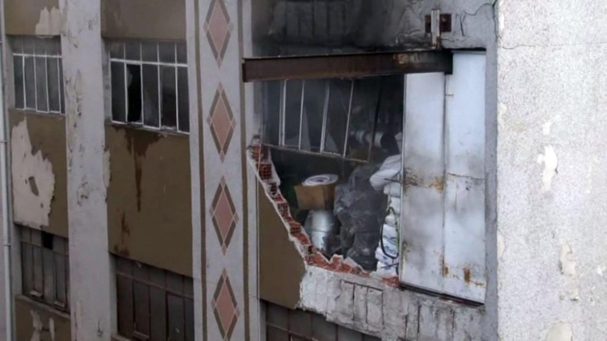 G&uuml;ng&ouml;ren&rsquo;de &ouml;nce patlama sonra yangın: 1 kişi yaralandı