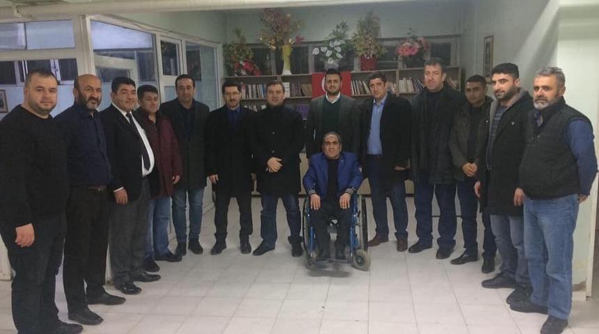 Kaymakam İmamoğlu, Başkan Arslan ile bir araya geldi